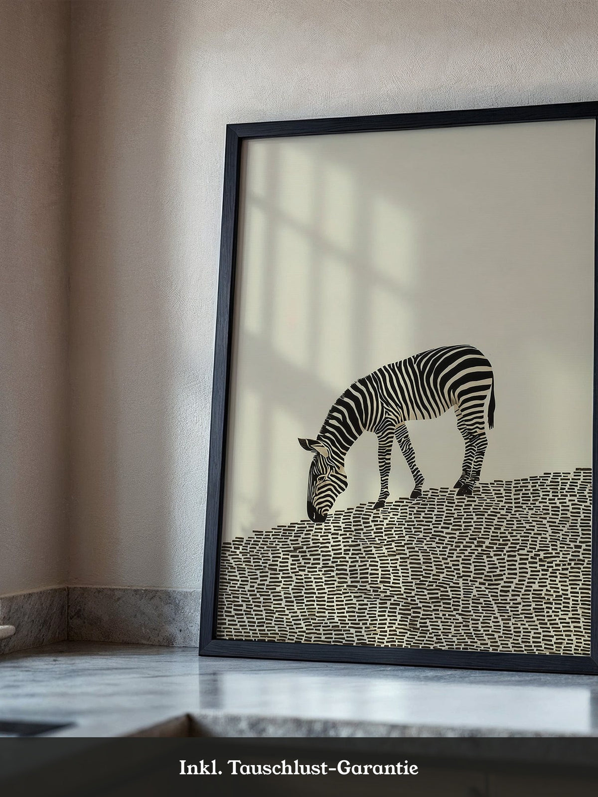 Zebra Grasfläche Grafik