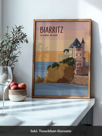 Biarritz Küstenlandschaft Sonnenuntergang