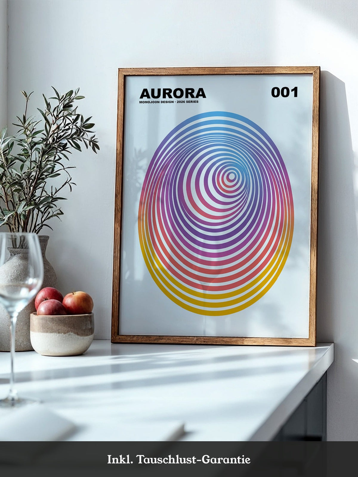 Vibrierende Spiralen Regenbogen