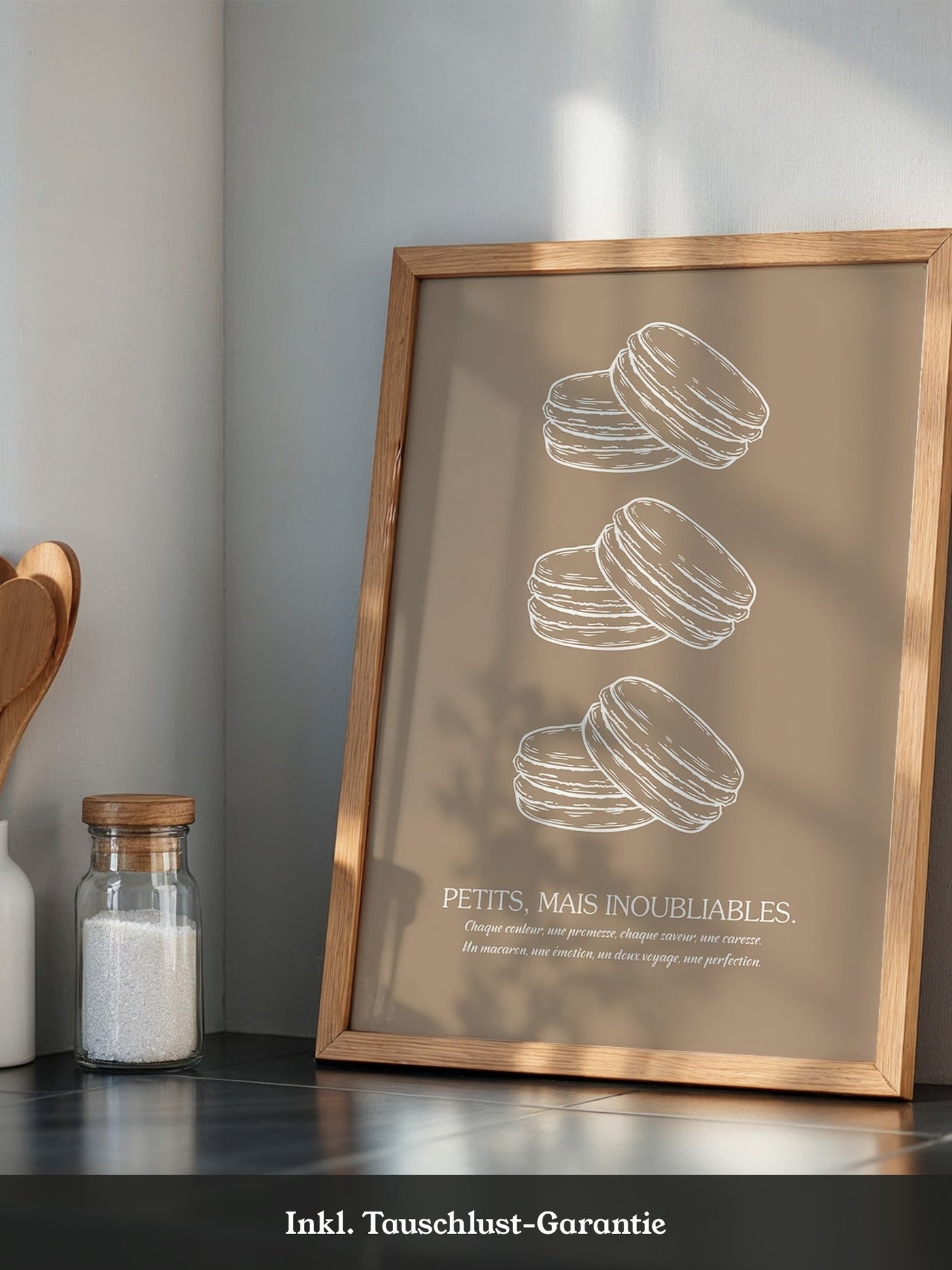 Macarons Skizze Beige