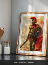 Römischer Krieger Aquarell