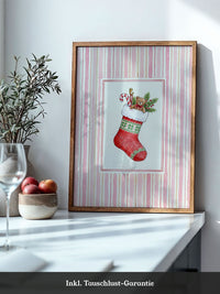 Weihnachtssocke Aquarell