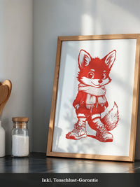 Fuchs Knuddelig Rot Zeichnung