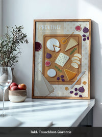 Provence Käseplatte Illustration