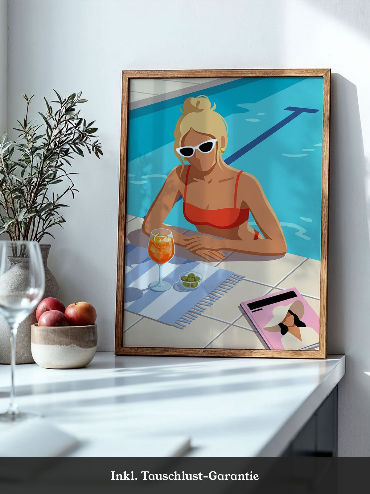 Poolside Aperol Woman