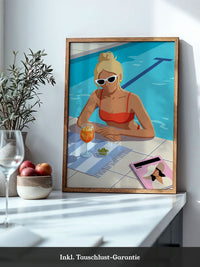 Poolside Aperol Woman