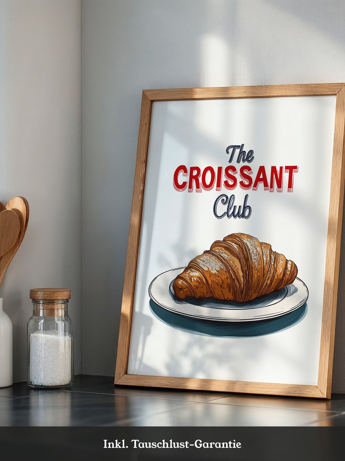 Croissant Club Retro-Stil