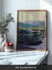 Sportwagen Berglandschaft