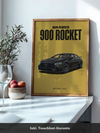 Brabus 900 Rocket Grafik schwarz