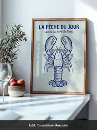 Hummer Illustration Blau