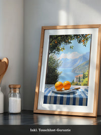 Orangen See Blick Kulisse