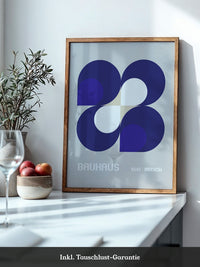 Geometrie Blau Modern