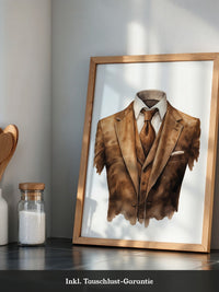 Anzug Vintage Aquarell