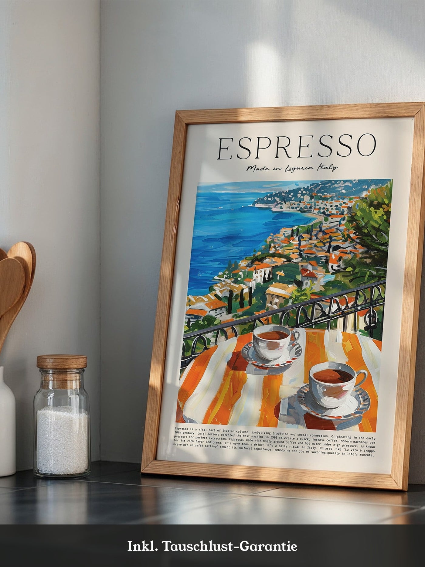 Espresso Meerblick Malerei