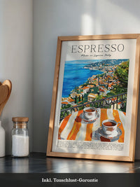 Espresso Meerblick Malerei