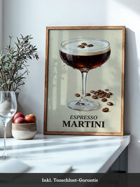 Espresso Martini Vintage Art