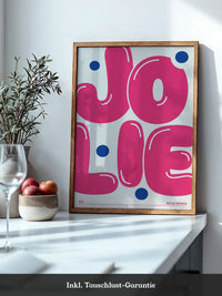 Jolie Pop Art Pink Blau