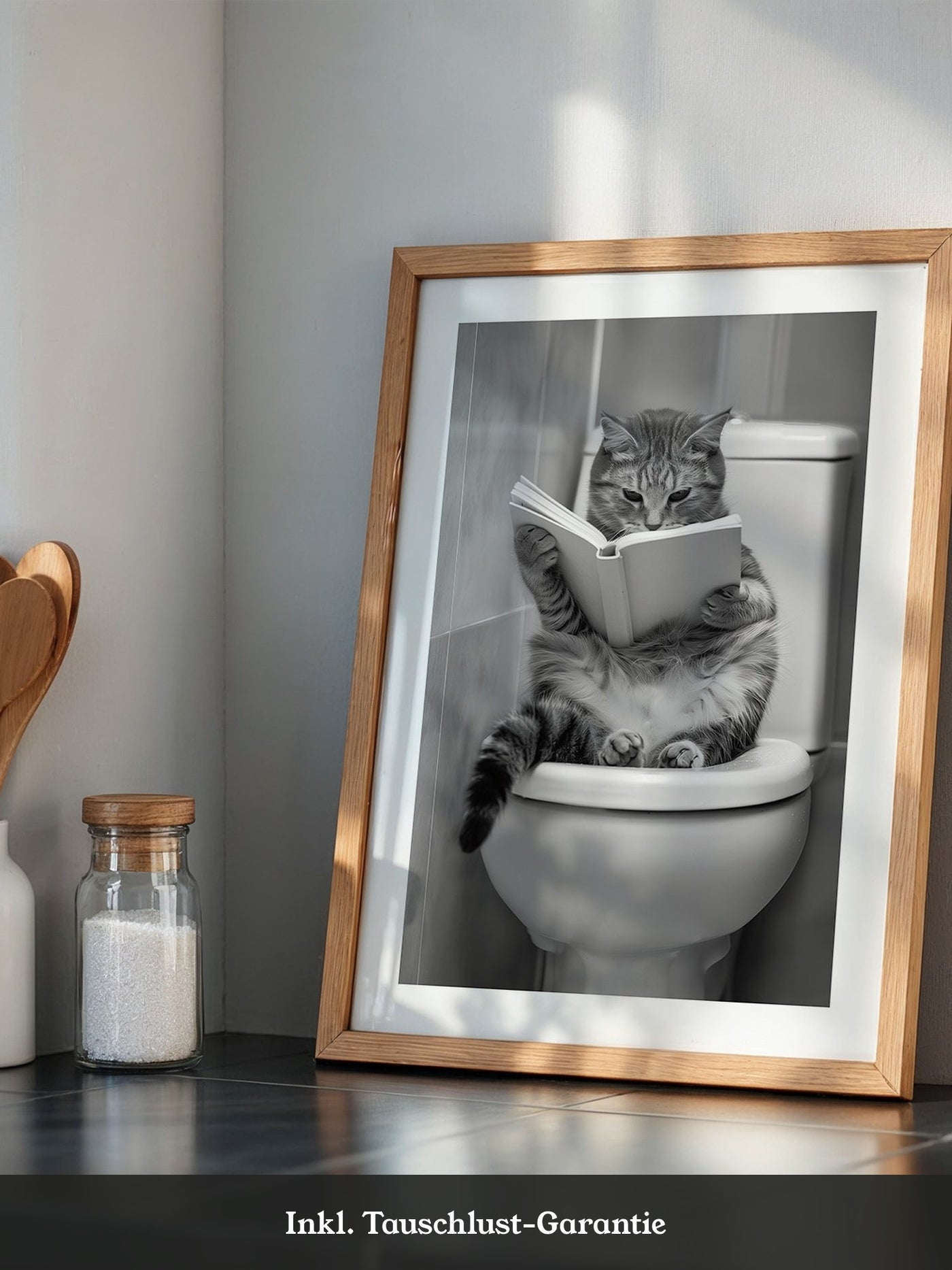 Katze Toilette Buch Lesevergnügen