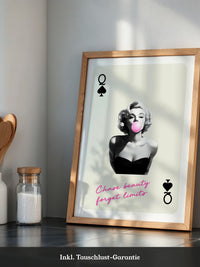 Pokerkönigin Pink PopArt