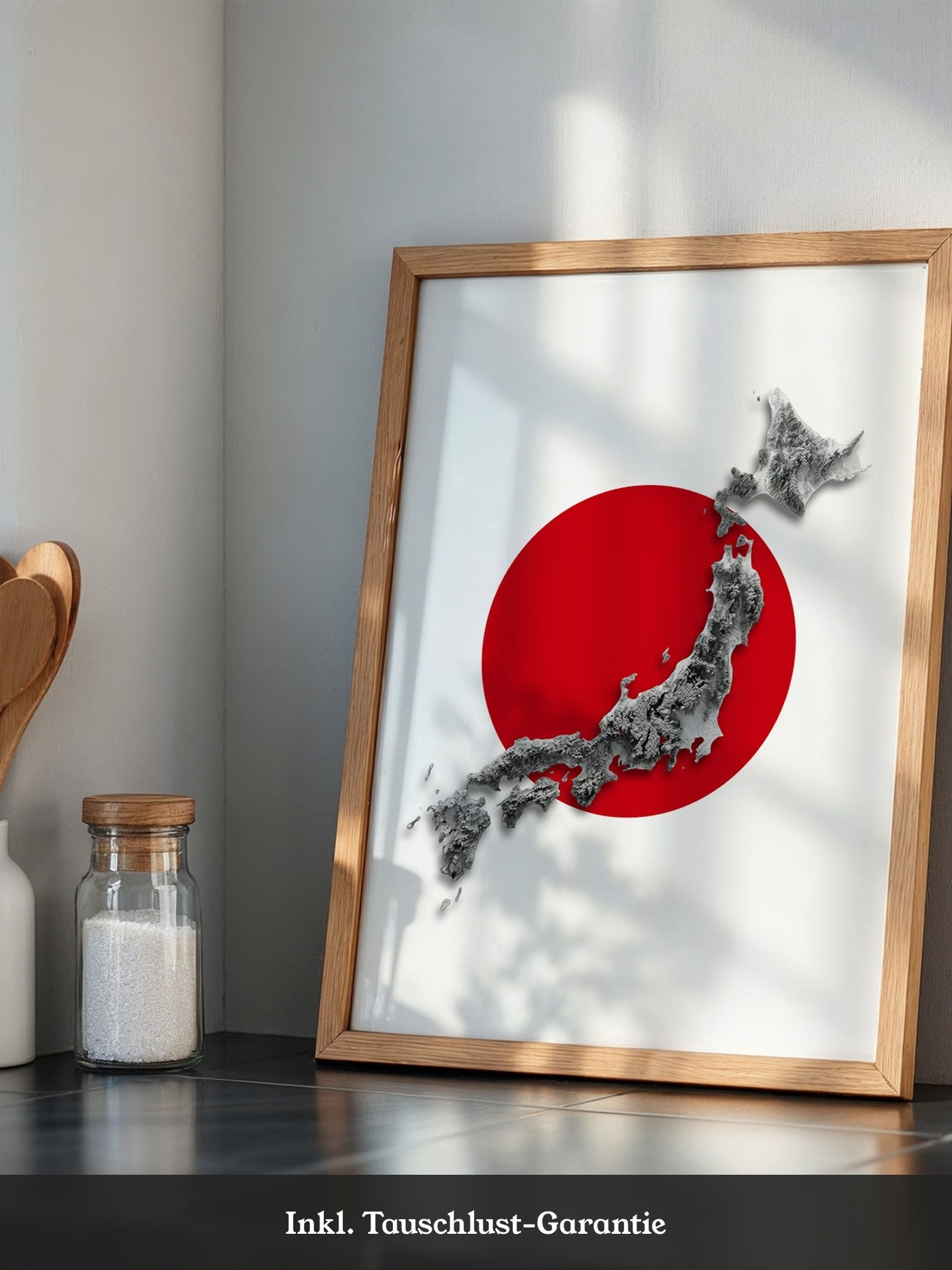 Japan Inseln Rot Kreis