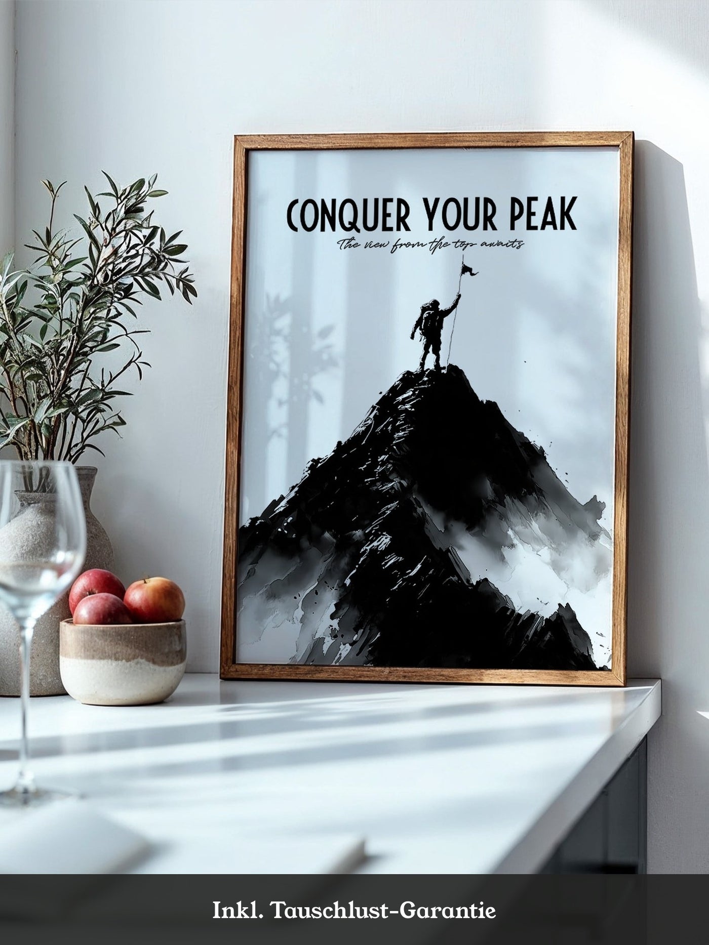 Bergsteiger Gipfel Silhouette Kunst