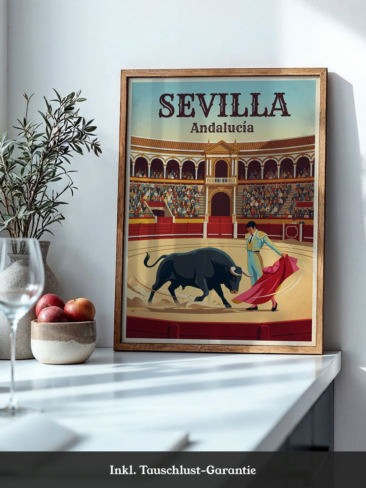 Stierkampf Sevilla Retro