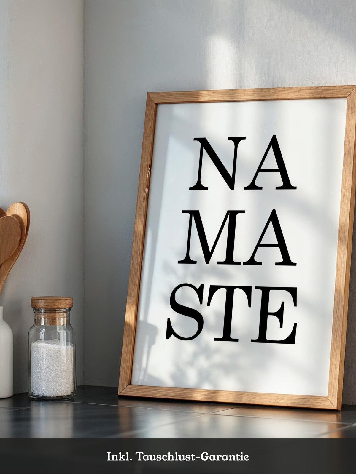 Namaste Schrift minimalistisch