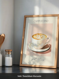 Cappuccino Tasse Retro-Stil