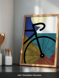 Fahrrad Abstrakt Formenspiel