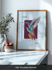 Kolibri Farbenpracht Retro