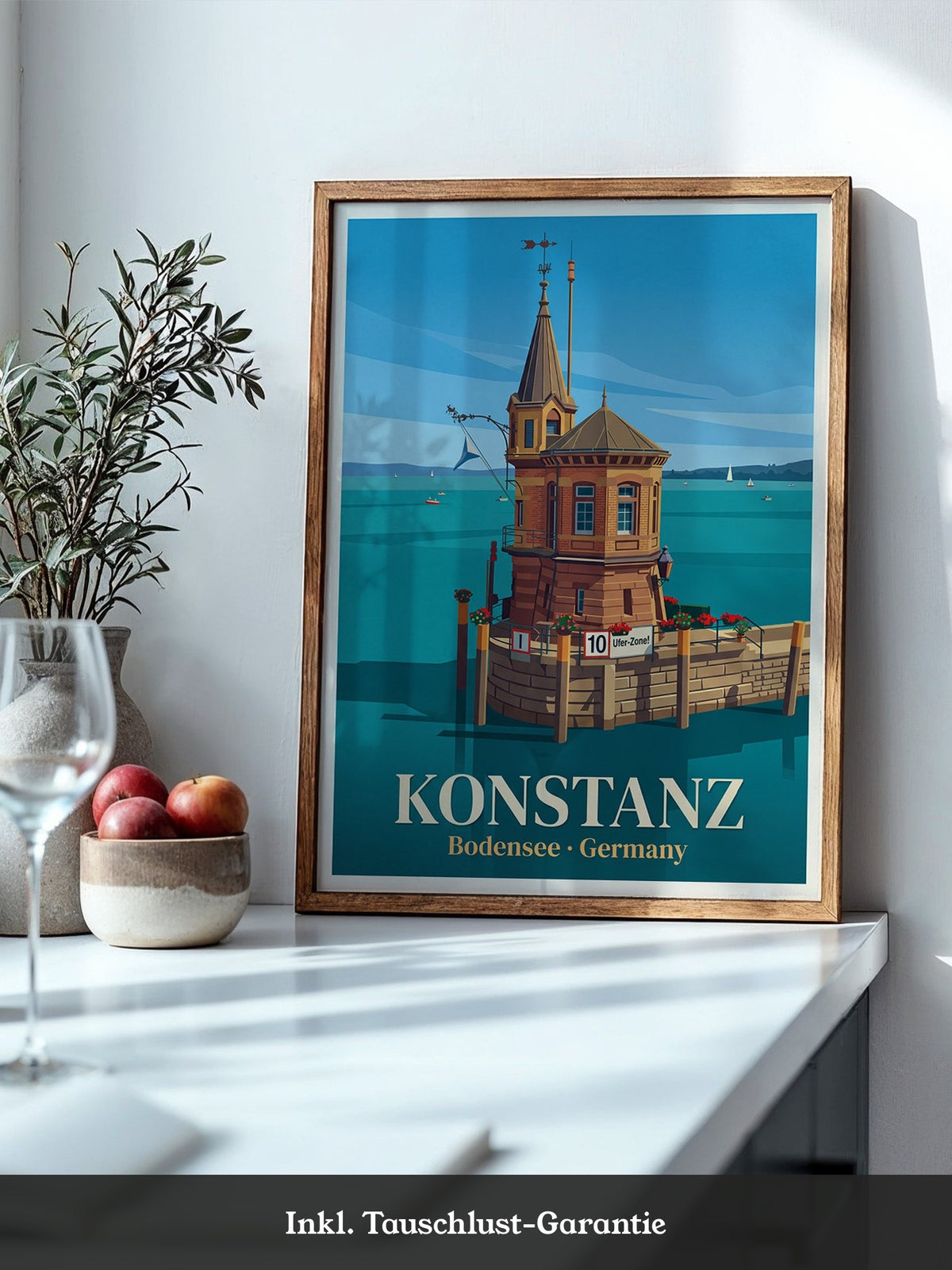 Konstanz Ufer Architektur Retro