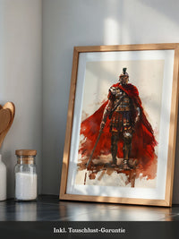 Römischer Soldat roter Umhang