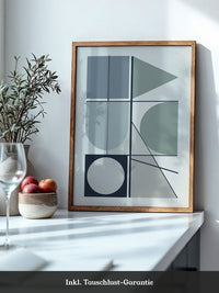 Geometrische Formen Pastelltöne