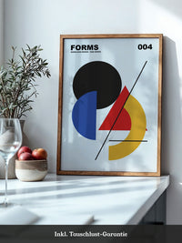 Abstrakte Formen bunte Geometrie