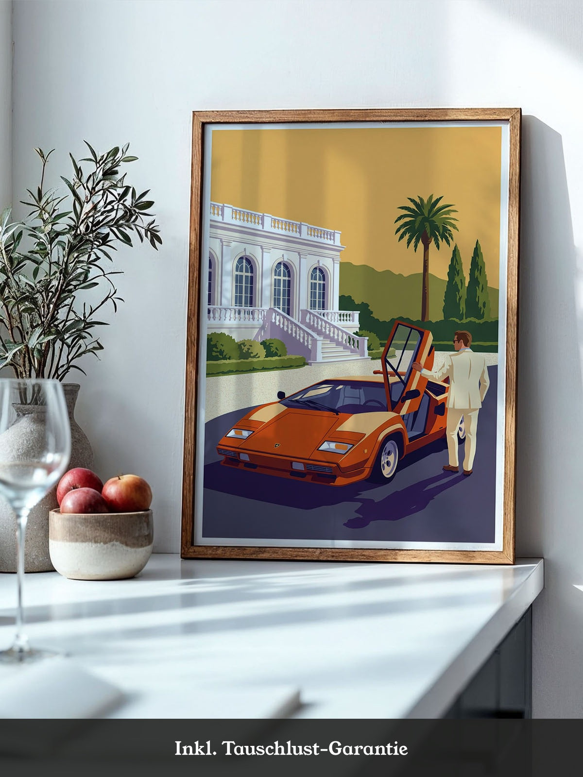 Elfer Sportwagen Orange Retro