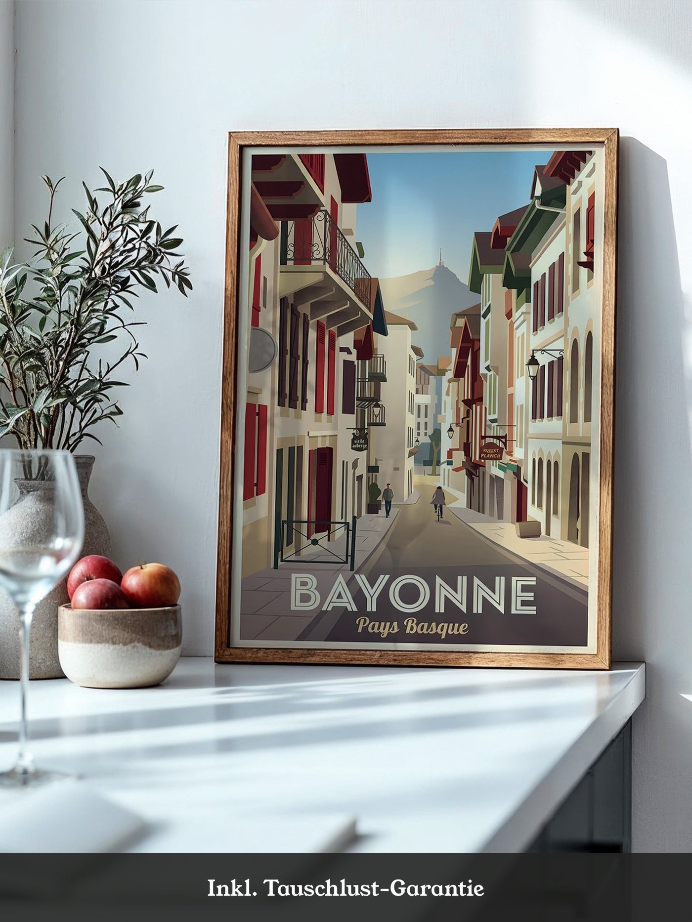 Bayonne Gassen Retro Stil