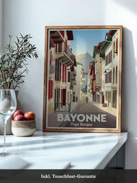 Bayonne Gassen Retro Stil
