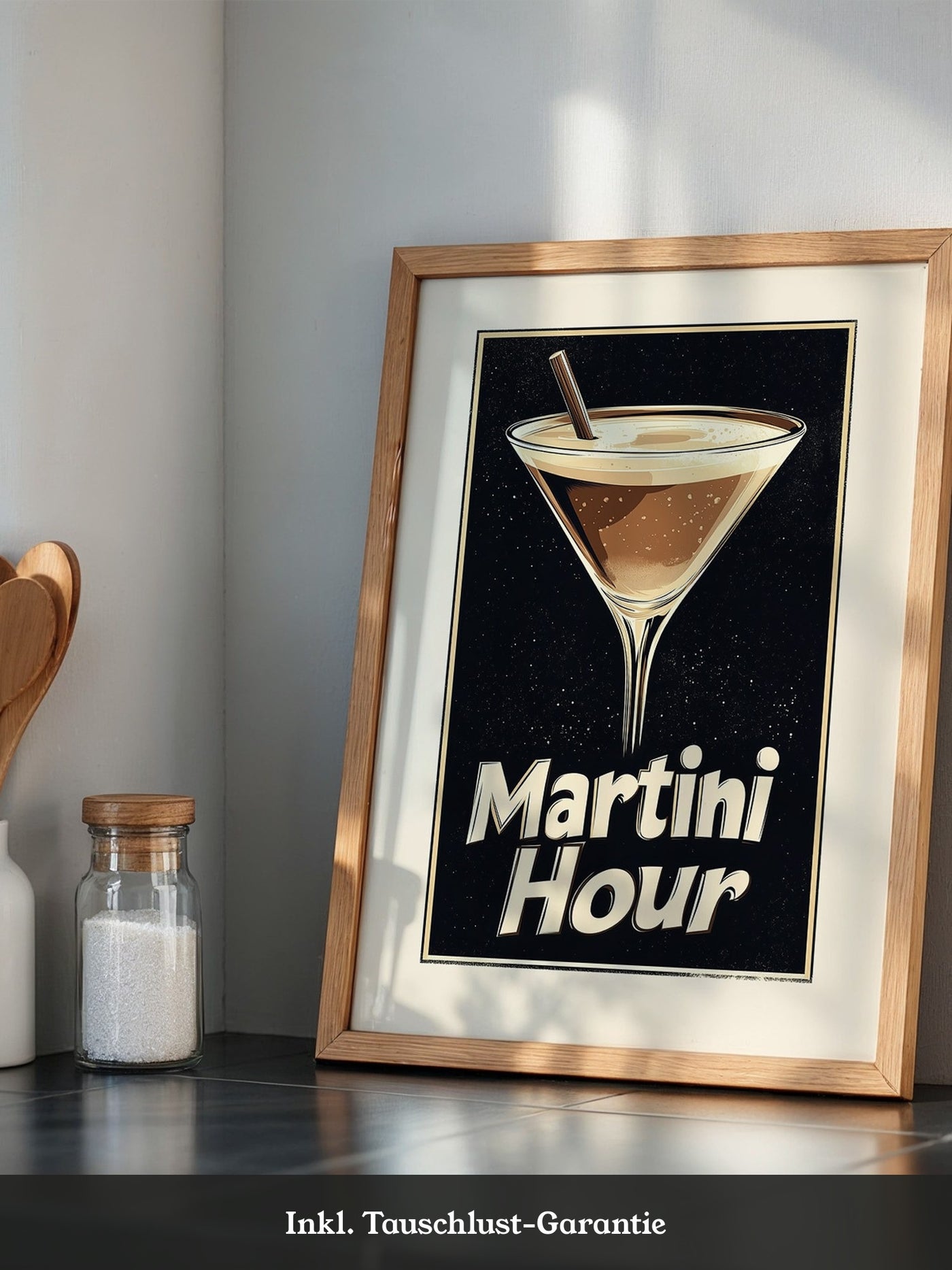 Martini Glas Retro-Stil