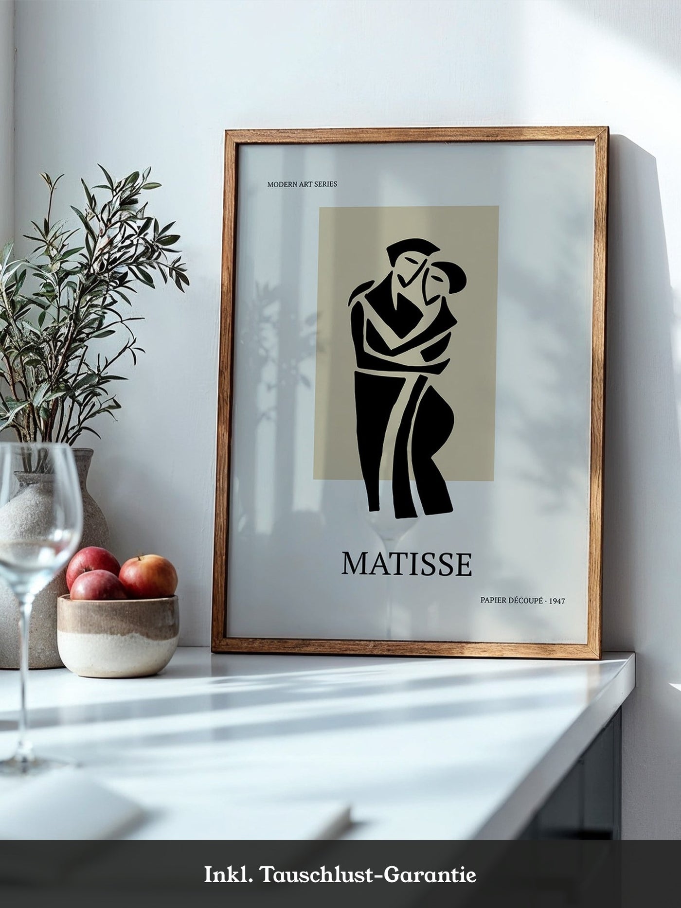 Umarmendes Paar Kontur Beige