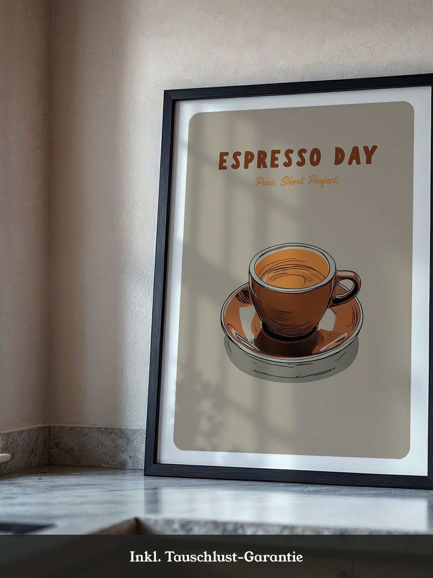 Espressotasse Retro Braun