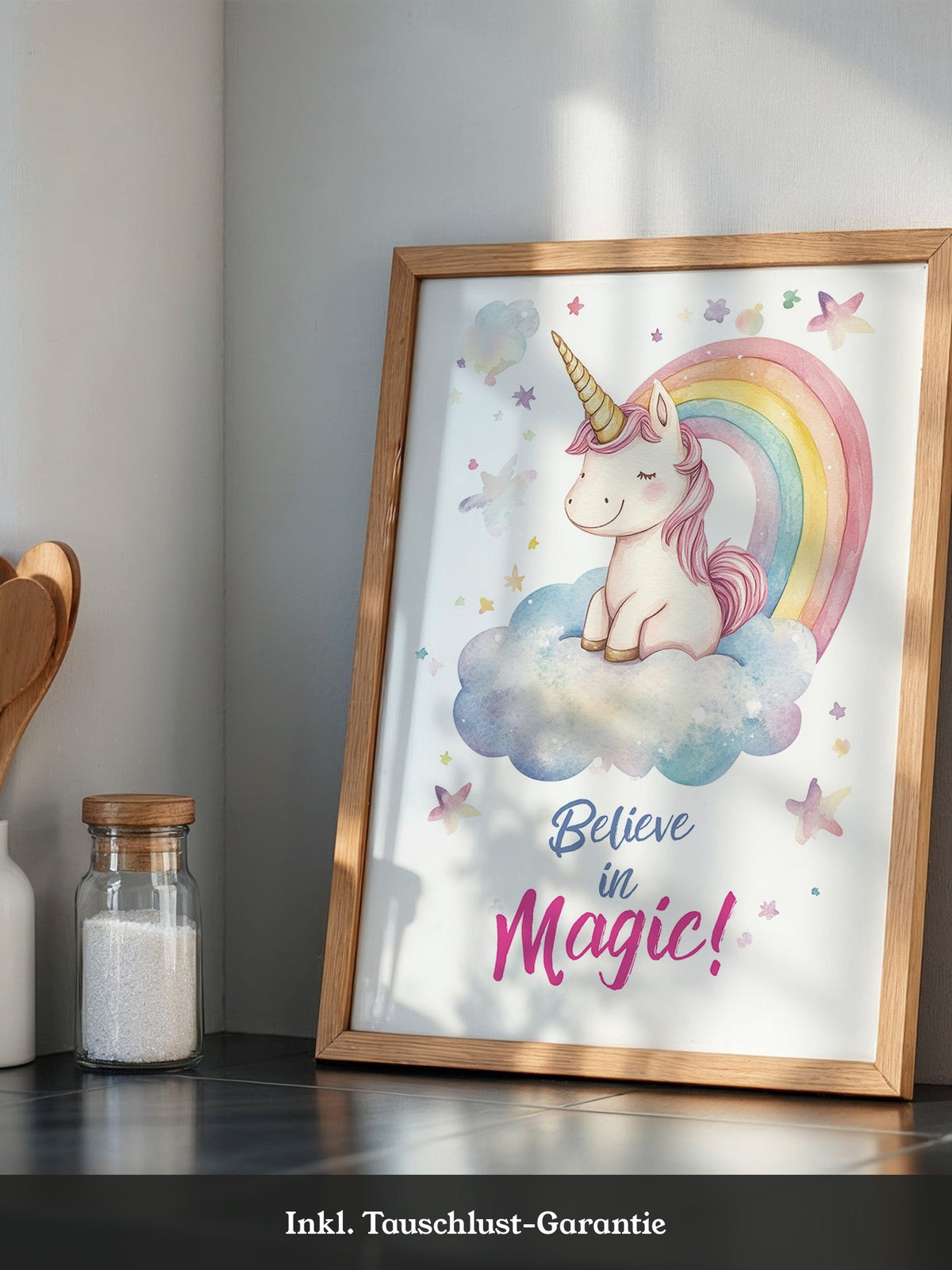 Einhorn Regenbogen Pastellträume