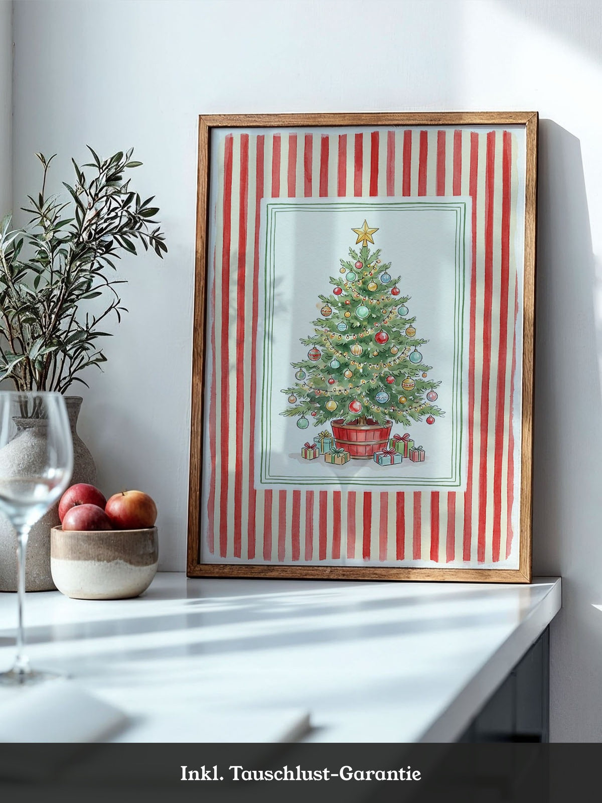 Weihnachtsbaum Aquarell