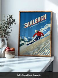 Skiläufer in Alpen