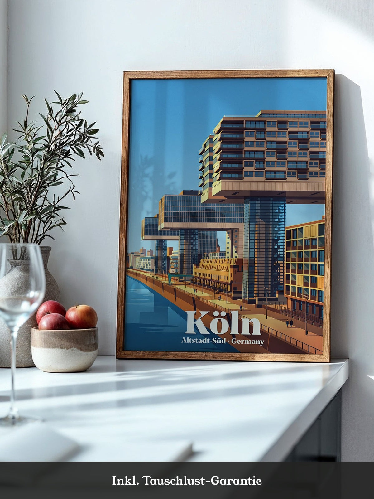 Kranhäuser Ufer Skyline Stadtsilhouette