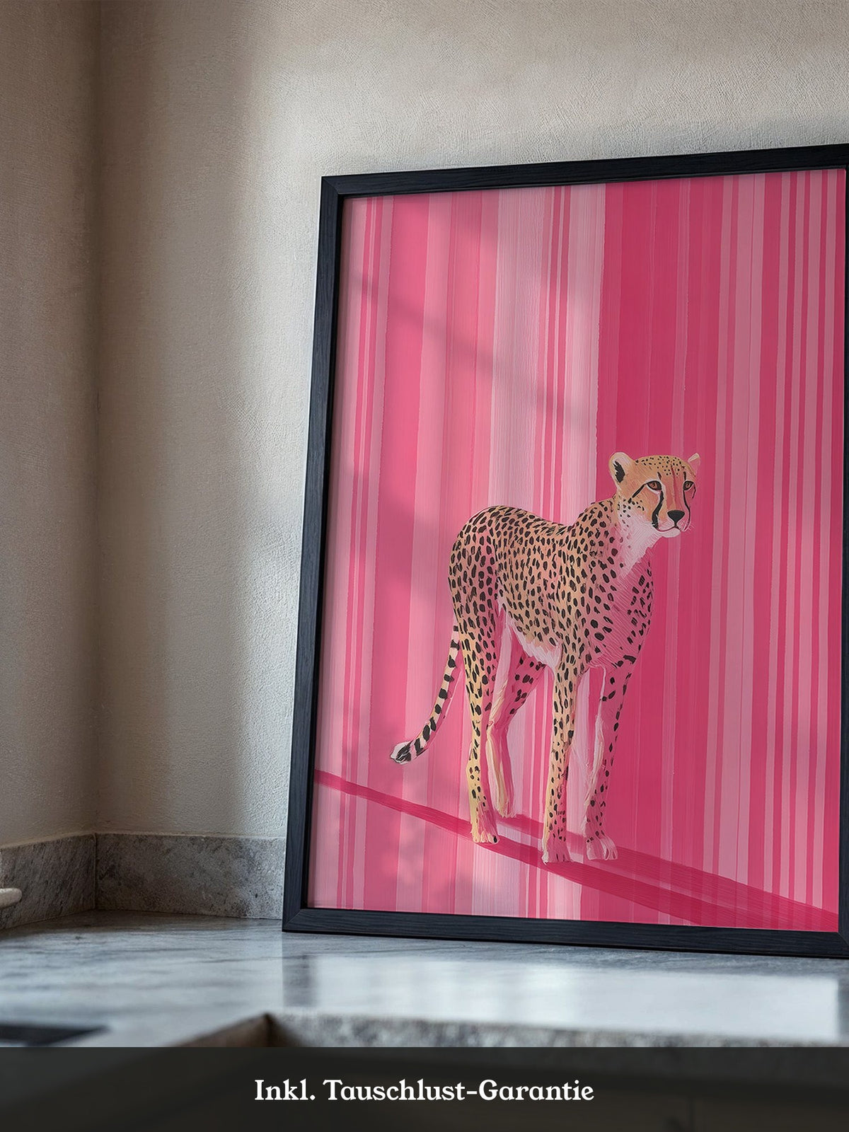 Gepard Pink Streifenmuster