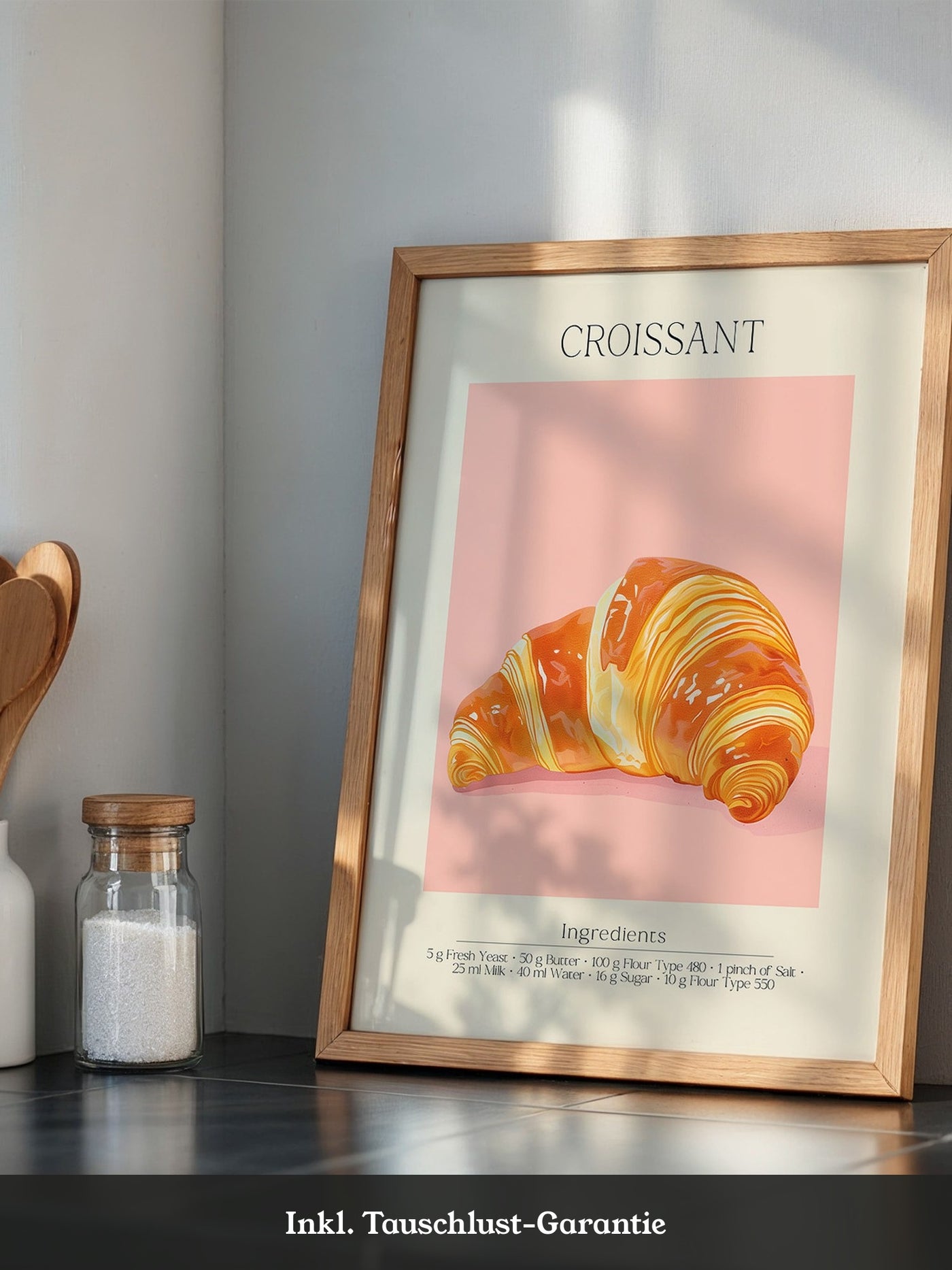 Croissant Pastell Retro