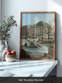 Düsseldorf Skyline Art Deco
