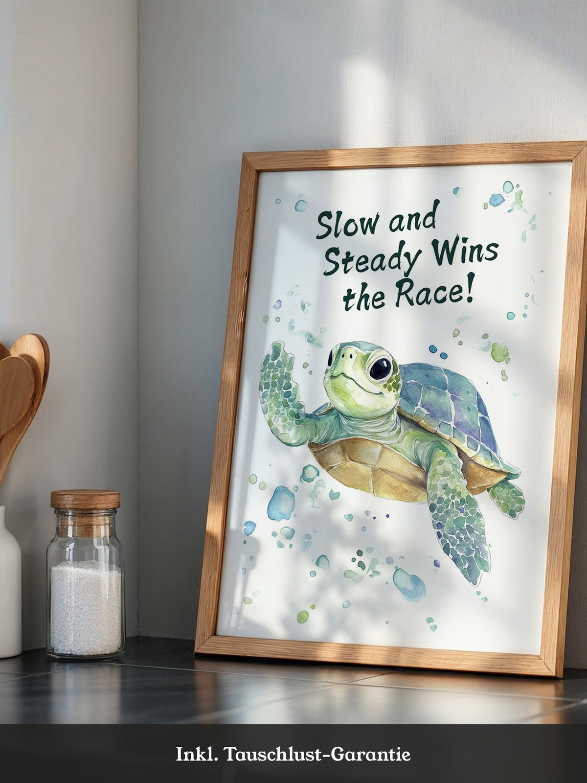 Schildkröte Aquarell pastellfarben