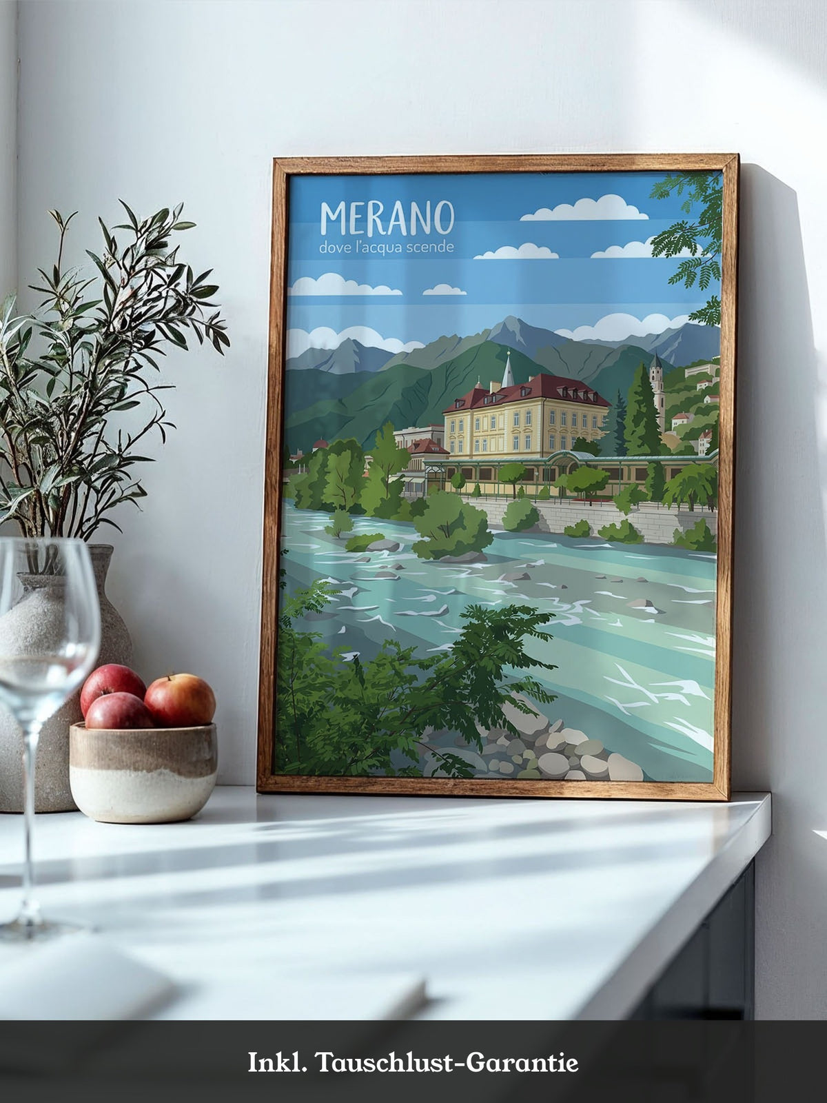 Merano Illustration Architektur
