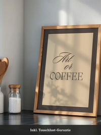 Art Coffee Stilvoll Braun